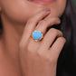 HRIDAYAM RING- TURQUOISE