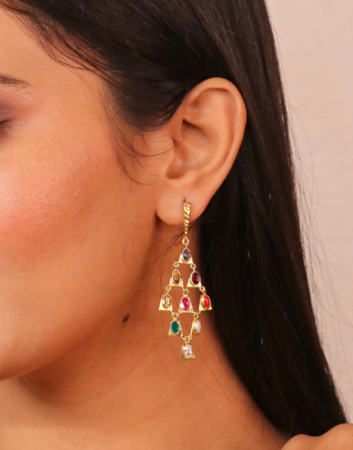 NAV-VARNA KATRI EARRINGS