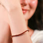 GARNET TENNIS BRACELET