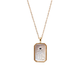 VIRGO NECKLACE (RECTANGLE)- ZODIAC SYMBOL