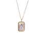 LIBRA NECKLACE (RECTANGLE)- ZODIAC SYMBOL