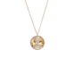 GEMINI NECKLACE (ROUND)- ZODIAC SIGN
