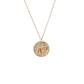 LIBRA NECKLACE (ROUND)- ZODIAC SIGN