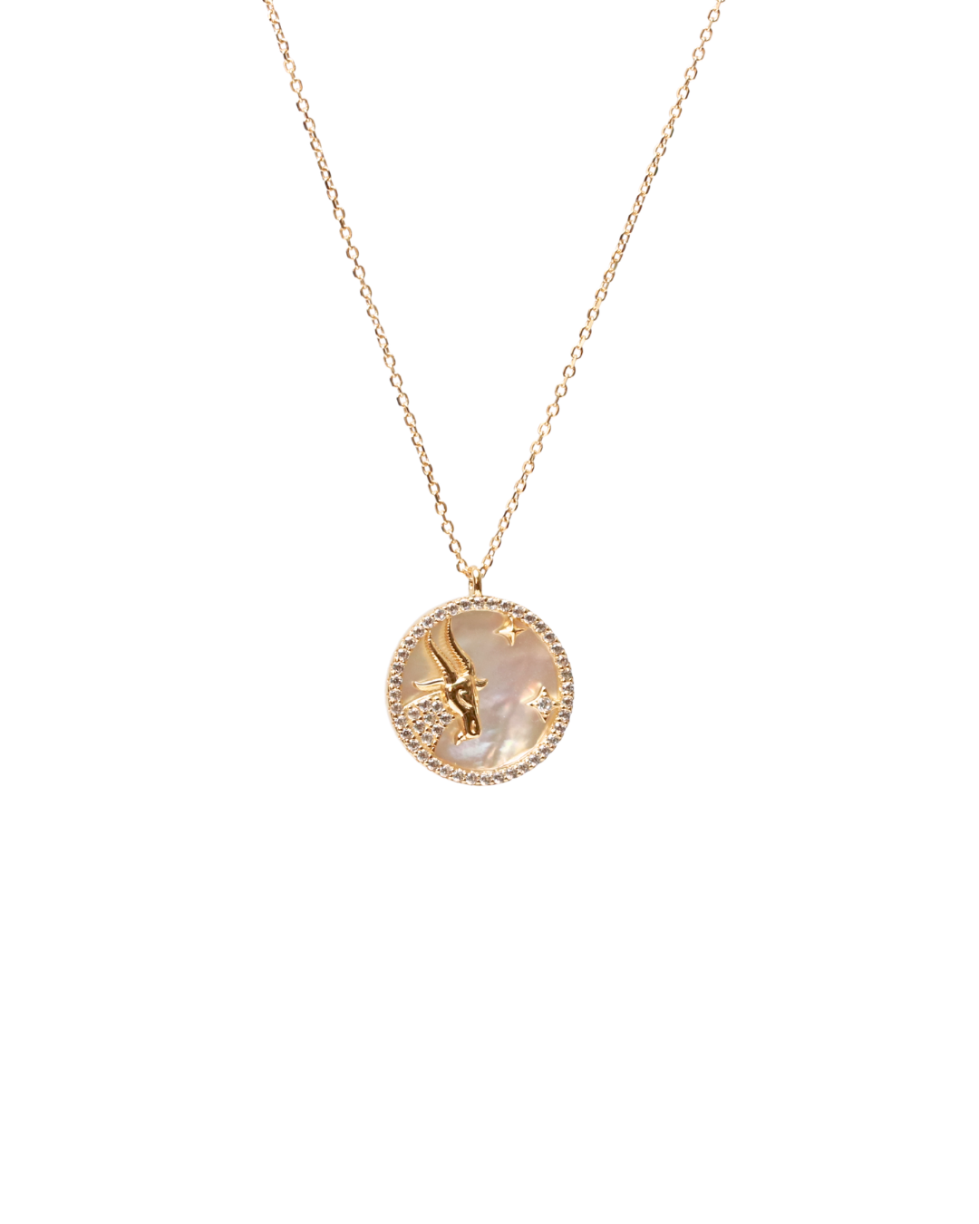 ARIES NECKLACE (ROUND)- ZODIAC SIGN