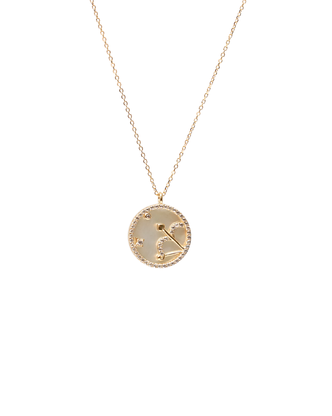 SAGITARIUS NECKLACE (ROUND)- ZODIAC SIGN