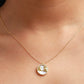 GEMINI NECKLACE (ROUND)- ZODIAC SIGN