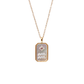 AQUARIUS NECKLACE (RECTANGLE)- ZODIAC SYMBOL