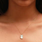 SCORPIO NECKLACE (RECTANGLE)- ZODIAC SYMBOL