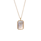 PISCES NECKLACE (RECTANGLE)- ZODIAC SYMBOL