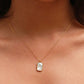 TAURUS NECKLACE (RECTANGLE)- ZODIAC SYMBOL