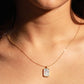 LEO NECKLACE (RECTANGLE)- ZODIAC SYMBOL
