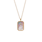 LEO NECKLACE (RECTANGLE)- ZODIAC SYMBOL